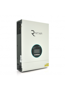 Гібридний інвертор RITAR RTSVMH-MPPT-5048, 5000W, 48V, 160-275V, MPPT (80А, 120-430 Vdc) Parallel