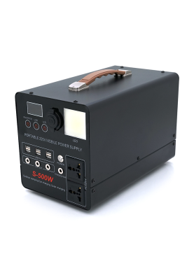 Портативний PowerBank S-500W, LiFePo4 40000mAh, 220V/30A, 2*AC/220V+4*DC/12V+6*USB/5V, LED, Q2