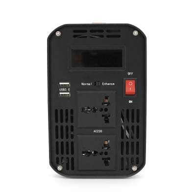 Інвертор напруги AEV6500W, 3000W, 12/220V з апроксимованою синусоїдою, 2 універсальні розетки, 2*USB (DC:5V/2.4A), клемні дроти, BOX Інвертор напруги AEV6500W, 3000W, 12/220V з апроксимованою синусоїдою, 2 універсальні розетки, 2*USB (DC:5V/2.4A), клемні дроти, BOX