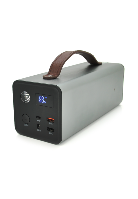 Портативна зарядна станція XM02-300W, 220V/50A, 1*AC/220V+QC3.0, 5V/3A-9V/2A, LED