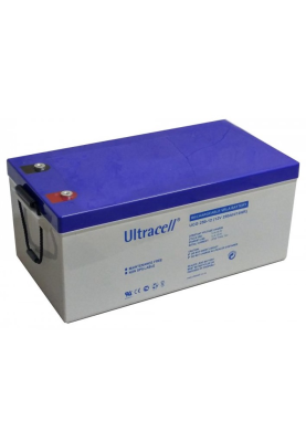 Акумуляторна батарея Ultracell UCG250-12  GEL 12 V 250 Ah  (522 x 240 x 224) White Q1/24