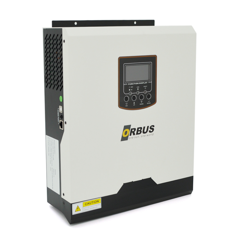 Гібридний інвертор ORBUS VP3000-24, 3000W, 24V, струм заряду  0-70A, 160-275V, ШIM-контролер (50А, 80 Vdc)