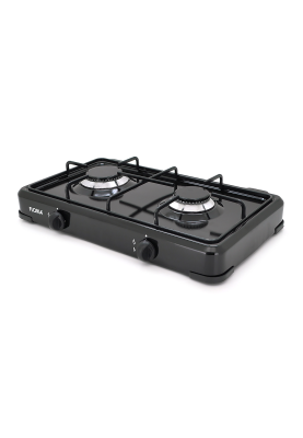 Газова плита Floria ZLN7128, 2 комфорки, Black