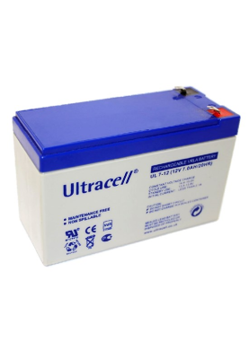 Акумуляторна батарея Ultracell UL7-12 AGM 12V 7 Ah  (151 x 65 x 99) White Q8/420