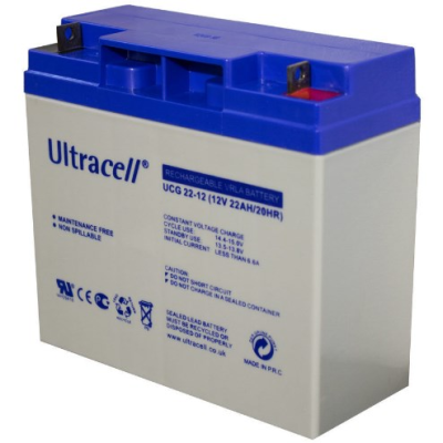 Акумуляторна батарея Ultracell UL22-12 GEL 12V 20 Ah  (182x 77 x 168) White Q1/230