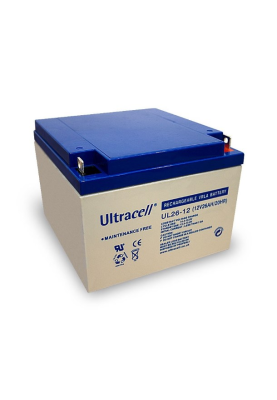 Акумуляторна батарея Ultracell UL26-12 AGM 12V 26 Ah  (167x 175 x 125) White Q1/180