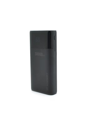 Powerbank Wozinsky WPB-001BK Bipow 30000mAh, Output: 4USB, 15W,  Black