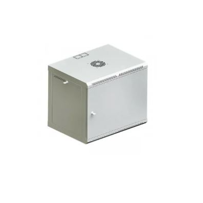 Шафа телекомунікаційна 19" VAGO 18U, настінна, двері метал, сіра, (910х600х600)