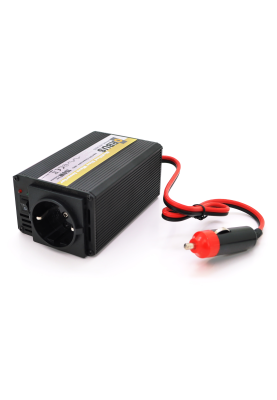 Інвертор напруги ORBUS ORMS150 (150Вт), 12/220V, approximated, 1 Shuko, клеми + крокодили, 1 запобіжник, Box.Q20