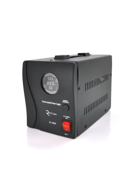 ДБЖ з правильною синусоїдою Ritar SK-500VA (300W), DC:145-275V, LED-дисплей, 1Shuko socket, 12V під зовнішню батарею, струм заряду MAX 8-12А, Q4