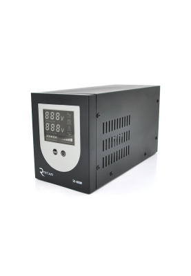 ДБЖ з правильною синусоїдою Ritar SK-600VA (400W), DC:145-275V, LCD-дисплей, 1Shuko socket, 12V під зовнішню батарею, струм заряду до 12А, Q4