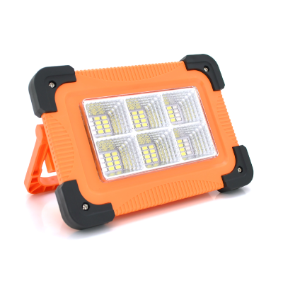 Переносний ліхтар-прожектор Leovin LE-068+Solar (30W), 36 LED(SMD), 4 режими, вбудований акумулятор, заряд від 5V, USB вихід,Box
