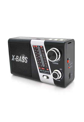 Радіоприймач YG-851BT+Solar, AM/FM, вбудований акумулятор, Mix color, Box