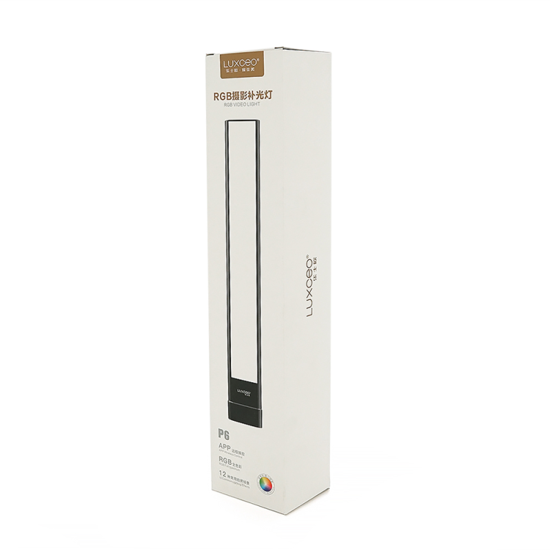 Світильник ручний світлодіодний LUXCEO P6RGB для зйомки, 1300Lum, 2600K-6300K, ак-тор 10000mAh мАг, BOX