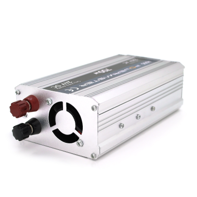 Інвертор напруги POWERMASTER, 24V/220V, 700W з модифікованою синусоїдою, 1 Shuko, клеми Інвертор напруги POWERMASTER, 24V/220V, 700W з модифікованою синусоїдою, 1 Shuko, клеми