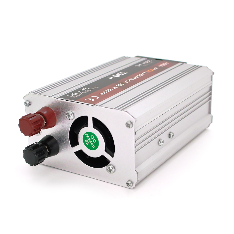 Інвертор напруги POWERMASTER, 24V/220V, 350W з модифікованою синусоїдою, 1 Shuko, клеми