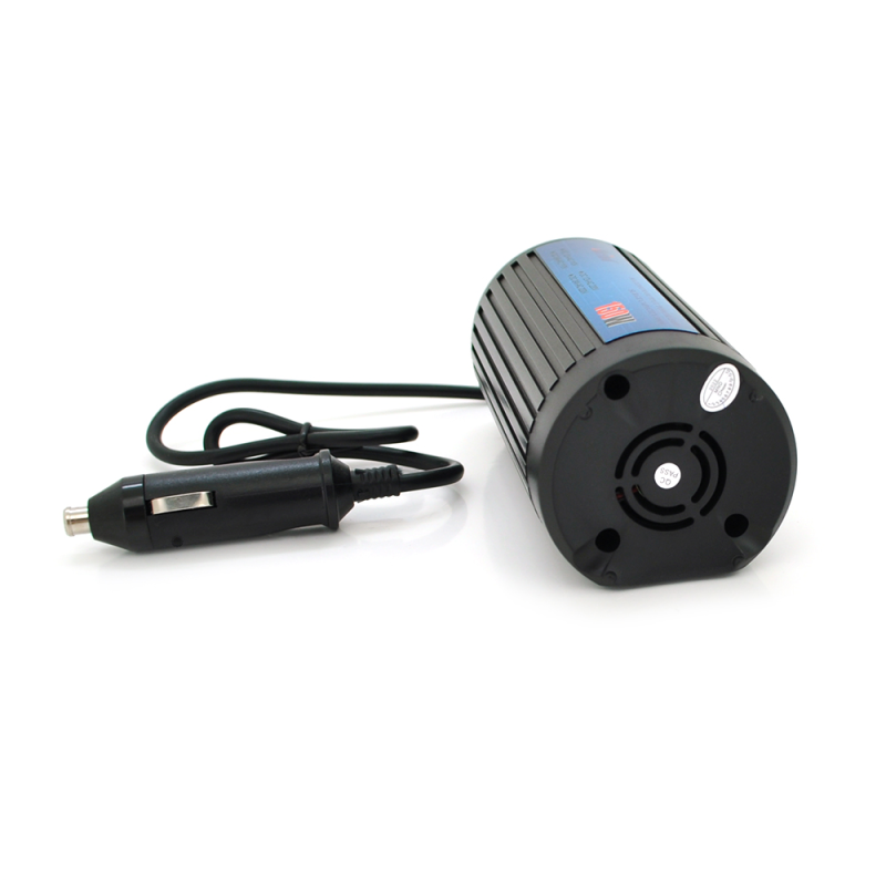 Інвертор напруги POWERMASTER, 12V/220V, 150W з модифікованою синусоїдою, 1 універсальні розетки, клеми