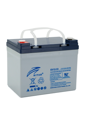 Тяговий акумулятор RITAR EV12-33,12V 33Ah, M5 (195х130х168), Q1