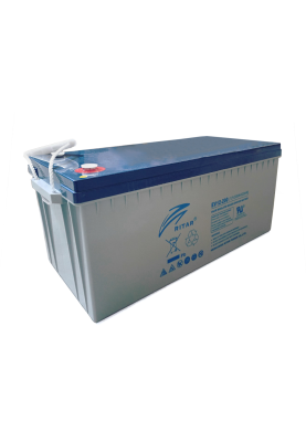 Тяговий акумулятор RITAR EV12-200,12V 200Ah, M8 ( 522 х 240 х 219(224) )
