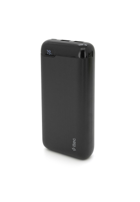 PowerbankTtec 20000mAh, Output: 2*USB + Type-C, 20W, Black, Q20