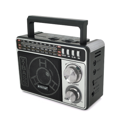Радіо з ліхтариком Knstar KN-1030BT, FM/AM/SW радіо, Вхід: SDMMC, USB, Mix color, Box