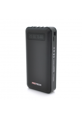 Powerbank ProTech-B05 20000mAh, USB+Type-C+micro, White/Black, (450g), Blister