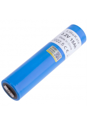 Літій-залізо-фосфатний аккумулятор LiFePO4 LiitoKala-33140, 15Ah, 3.2V, Blue