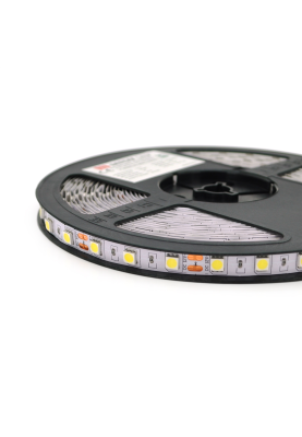 Світлодіодна стрічка Mervesun MRW-5050-B 13K, (60 світлодіодів), 12V, 10W, IP20, під паяння, 10 метрів котушка, White