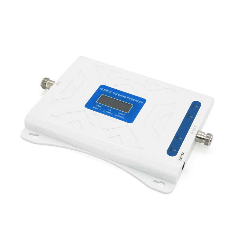 Підсилювач GSM305-3G-4G 900/1800/2100МГц. Підсилювач тридіапазонний (500-1000м.кв). White