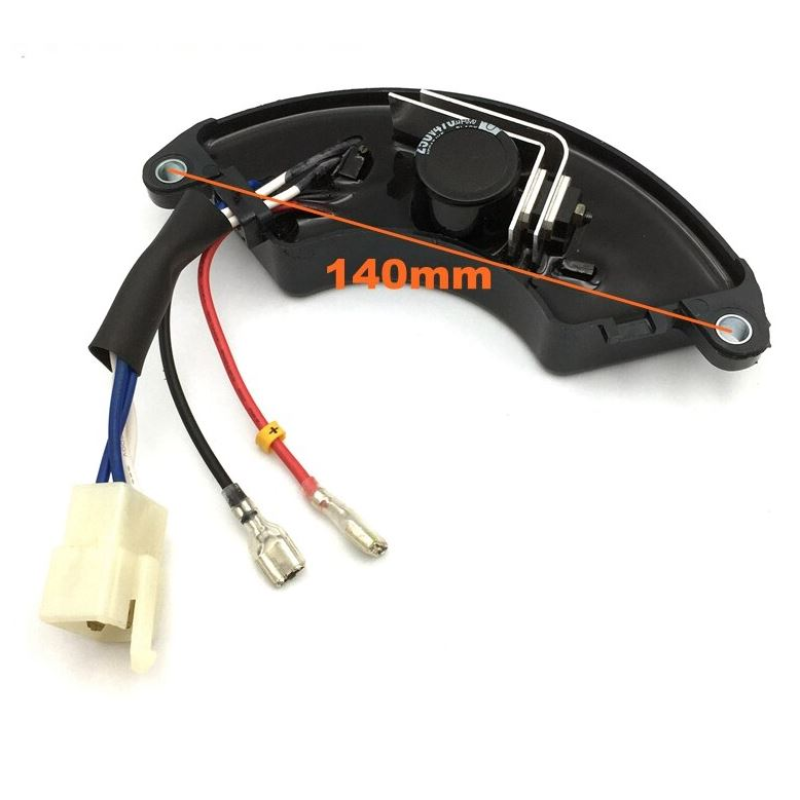 AVR для однофазного генератора 3-8кВт, 250В/470мФ, корпус пластик, 6 контактів