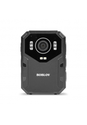 Нагрудний відеореєстратор із вбудованим GPS, Boblov B4K1, mini-USB, кут огляду 140°, 8Мп, акб 3150 мАг, 83*56*28 мм