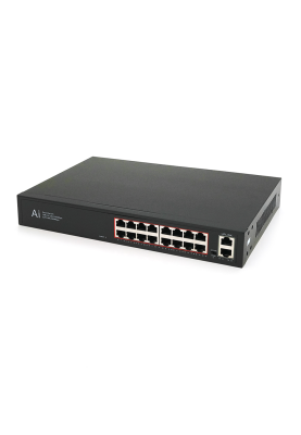 Комутатор Merlion MG1018 18 портів Ethernet 10/100/1000 Мбіт/сек. метал AC220V.