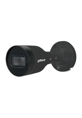 2Mп IP вулична відеокамера Dahua чорного кольору DH-IPC-HFW1230S1-S5-BE (2.8мм)