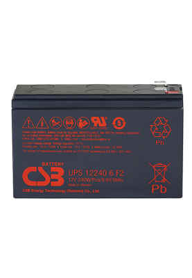 Акумуляторна батарея CSB UPS122406, 12V 5Ah (151х51х94мм)