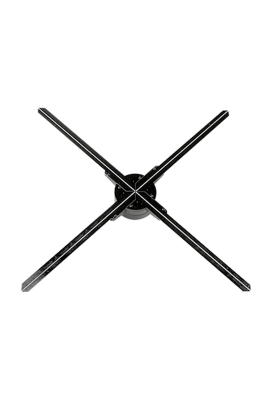 Світлодіодний голографічний проектор-голограма Merlion Z3H, 12V/60W, 1600*960dpi, угол обзора176°, LED: 4*240, 64*64cm