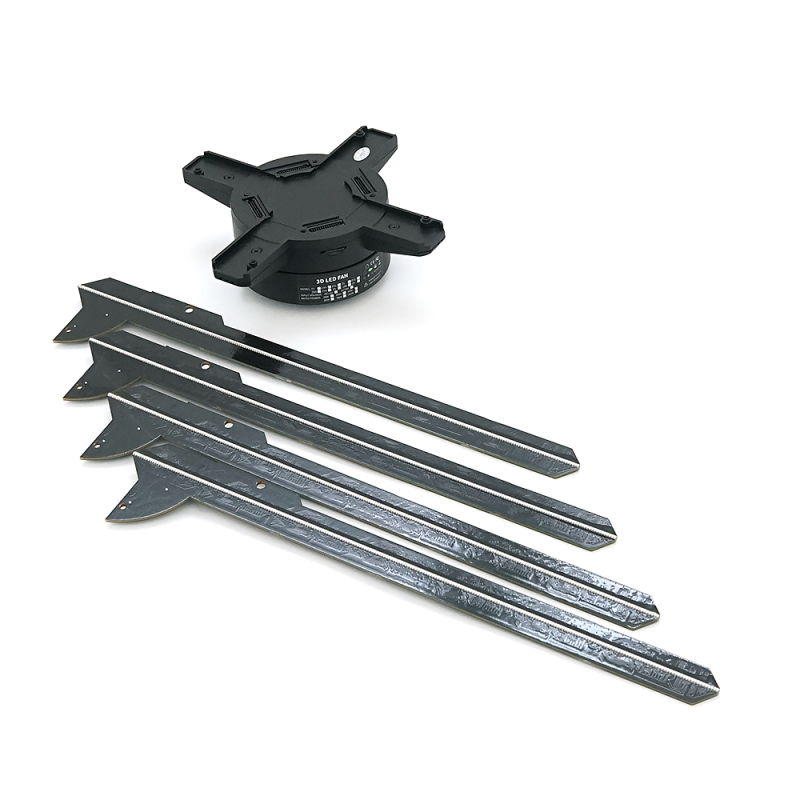 Світлодіодний голографічний проектор-голограма Merlion Z3H, 12V/60W, 1600*960dpi, угол обзора170°, LED: 4*240, 64*64cm