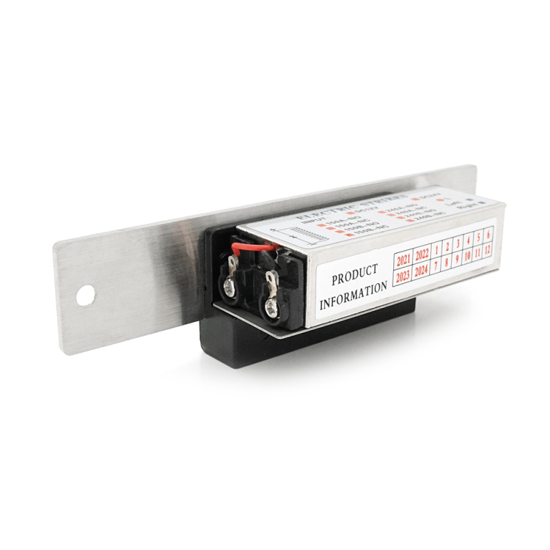 Електромеханічна засувка YOSO-AD-150B, 12В, коротка планка NC (power closed)