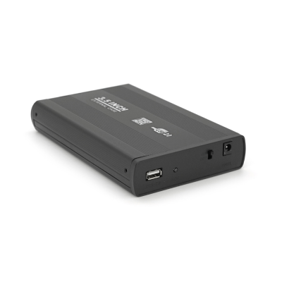 Карман , 3,5 "алюмінієвий корпус, інтерфейс USB2.0 SATA, Black