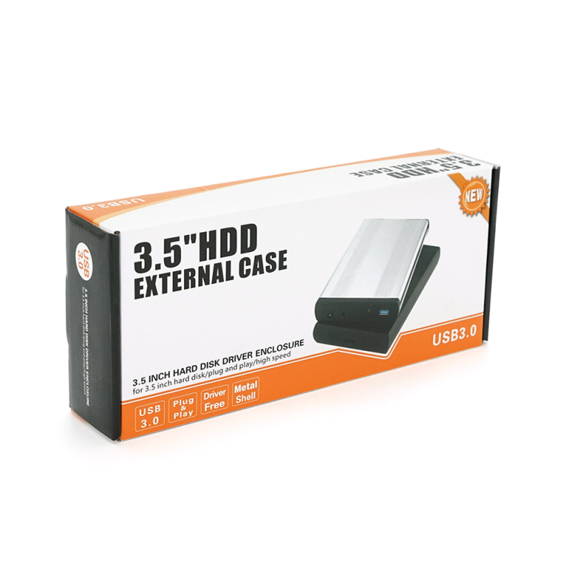 Карман , 3,5 "алюмінієвий корпус, інтерфейс USB3.0 SATA, Black