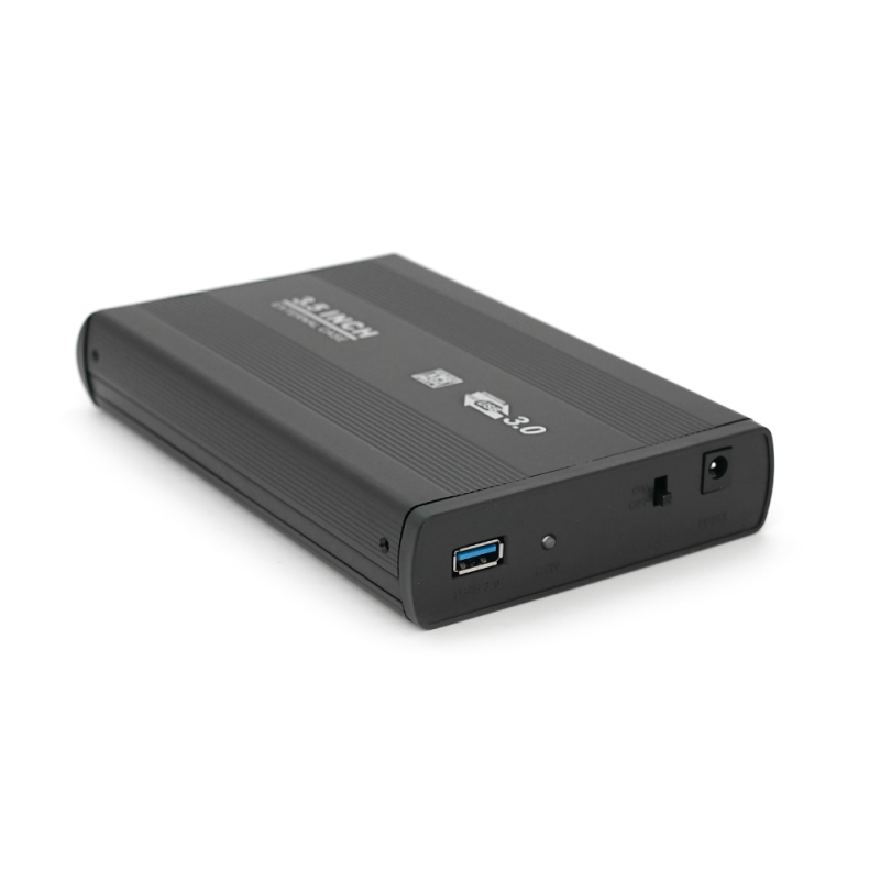 Карман , 3,5 "алюмінієвий корпус, інтерфейс USB3.0 SATA, Black