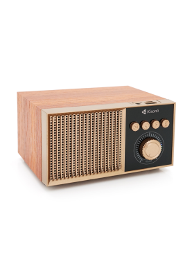Колонка Kisonli G10 Bluetooth 5.0, 1х5W, 1200mAh, USB/TF/BT/FM/AUX, DC: 5V/1A, Brown, BOX, Q50