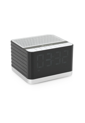 Колонка Kisonli G8 Bluetooth 5.0, 1х5W, 2000mAh, USB/TF/BT/FM/AUX/LCD/Clock, DC: 5V/1A, Black,, BOX, Q40