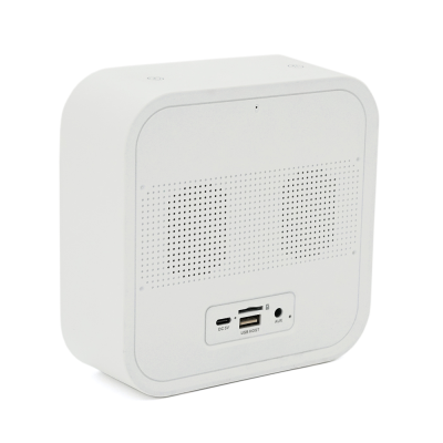 Колонка Kisonli Q6A Bluetooth 5.0, 1х5W, 3600mAh, USB/TF/FM/BT/LED/Clock/RGB Light, DC: 5V/1A, BOX, Silver, Q30 Колонка Kisonli Q6A Bluetooth 5.0, 1х5W, 3600mAh, USB/TF/FM/BT/LED/Clock/RGB Light, DC: 5V/1A, BOX, Silver, Q30