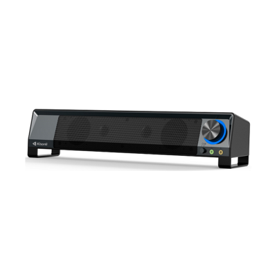 Колонки 2.0 Kisonli X2 для ПК та ноутбука, USB + 3.5mm, 2x3W, 20Hz-20KHz, DC: 5V, Black, BOX, Q30