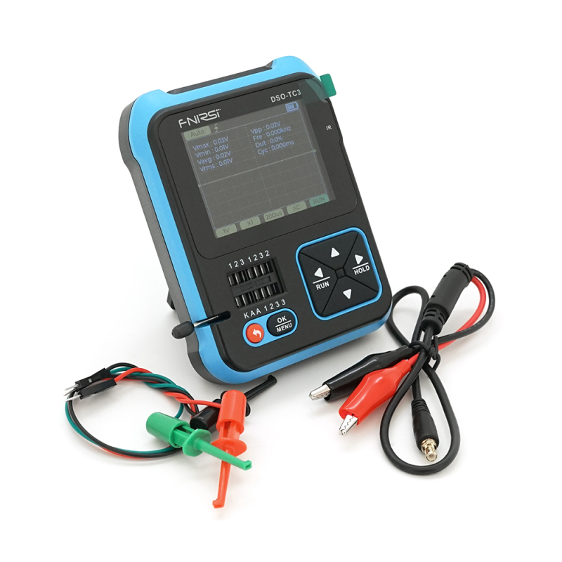 Осцилограф FNIRSI DSO-TC3 3 в1, тестер компонентів та генератор сигналів, Box