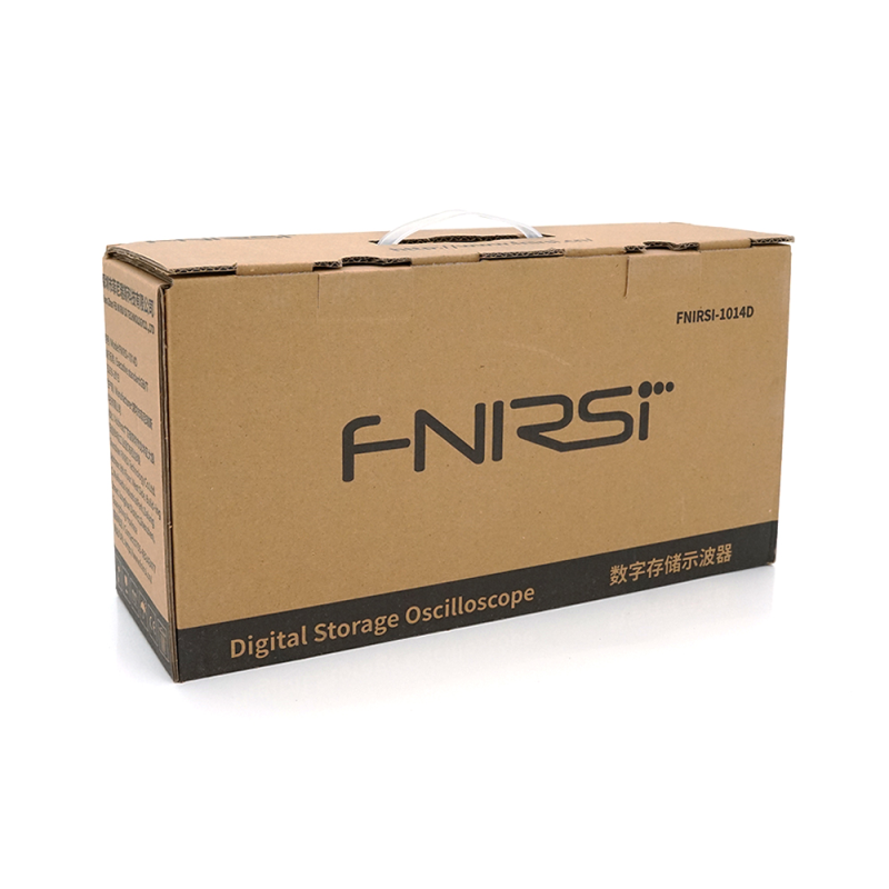 Двохканальний осцилограф FNIRSI 1014D, 100MHz, 1000MSa/s, 2CH, 246Kpts, 310х145х70mm, Box