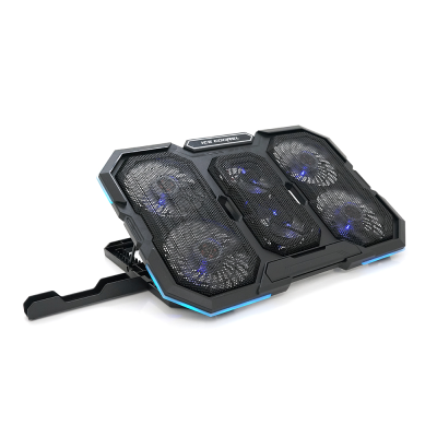 Підставка для ноутбука IceCoorel N6, 14-18", 4*95mm 1200±10% RPM + 2*70mm 2500±10 %RPM, 2xUSB2.0 + підставка для мобільного телефону