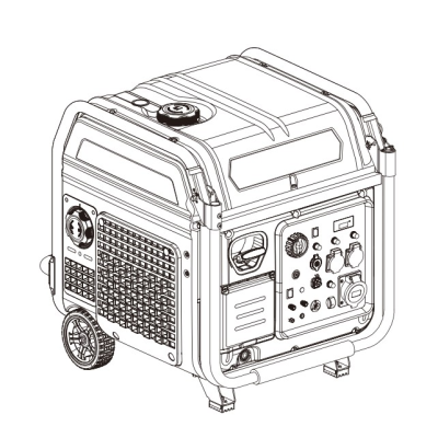 Генератор інверторний БЕНЗИНОВИЙ Matari M9000I (8 kW), однофазний, 220V, 50Hz, об'єм бака 23л, електростартер