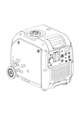 Генератор інверторний БЕНЗИНОВИЙ Matari М5500I (5 kW), однофазний, 220V, 50Hz, об'єм бака 13,5л, електростартер