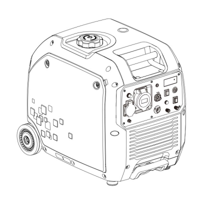 Генератор інверторний БЕНЗИНОВИЙ Matari М5500I (5 kW), однофазний, 220V, 50Hz, об'єм бака 13,5л, електростартер